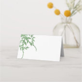 Elegant groen Quinceañera Plaatskaartje (Achterkant)