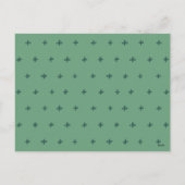 ELEGANT GROEN ROOD HOLLY BERRY HERTEN DUO NIEUWJAA FEESTDAGENKAART (Achterkant)