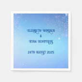 Elegant Groen Roze & Blues Sparkle Design Servet (Voorkant)