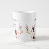 ELEGANT GROEN, SINAASAPPEL, ROOD & WIJN BABY SHOWE GROTE KOFFIEKOP (Voorkant)