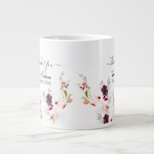 ELEGANT GROEN, SINAASAPPEL, ROOD & WIJN BABY SHOWE GROTE KOFFIEKOP (Voorkant)