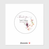 ELEGANT GROEN, SINAASAPPEL, ROOD & WIJN BABY SHOWE STICKER (Vel)