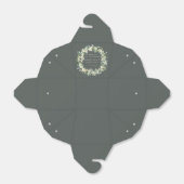 Elegant Groen Snowberry+Eucalyptus Vrijgezellenfee Bedankdoosjes (Uitgevouwen)