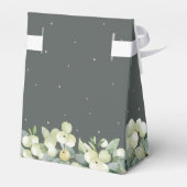 Elegant Groen Snowberry+Eucalyptus Vrijgezellenfee Bedankdoosjes (Achterkant)