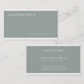 Elegant groen stijlvol design, luxe Professional Visitekaartje (Voorkant / Achterkant)