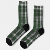 Elegant groen tartan sokken (Links)