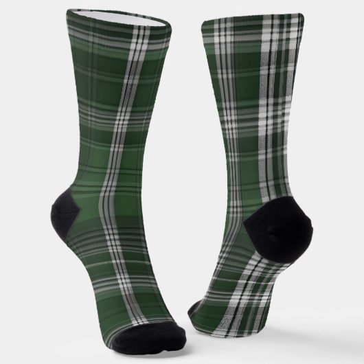 Elegant groen tartan sokken (Gebogen)