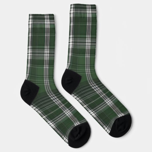 Elegant groen tartan sokken (Rechts)