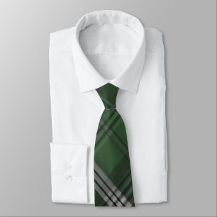 Elegant groen tartan stropdas