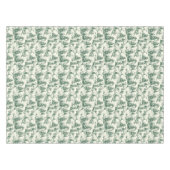 Elegant groen toilet Frans land Kerstmis Tafelkleed (Voorkant (Horizontaal))