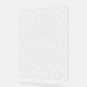 Elegant groen Transparant Acryl Business Sign Acryl Bord (Hoek)