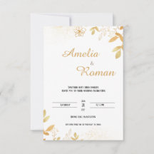 Elegant groen, typografische bruiloft