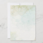 Elegant groen uitnodiging Bautizo Schattigee doop (Achterkant)