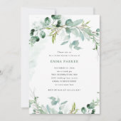 Elegant groen | VRIJGEZELLENFEEST Kaart (Voorkant)