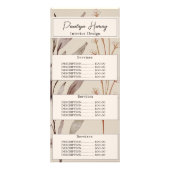 Elegant groen Waterverf Modern roze blush Reclamekaart (Voorkant)