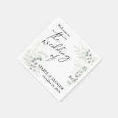 Elegant groen Welkom op de bruiloft van Servet (Hoek)