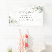 Elegant groen welkomstbord voor elke partij spandoek (Insitu)