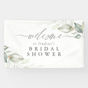 Elegant groen welkomstbord voor elke partij spandoek