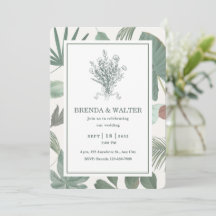 Elegant Groene Bladeren Botanische Schets 