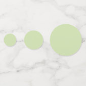 Elegant Groene Custom Verjaardagsfeestje Confetti (Achterkanten)