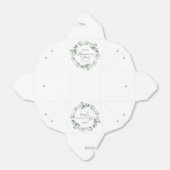 Elegant groene Eucalyptus Housewarming-feest Bedankdoosjes (Uitgevouwen)