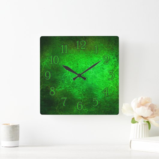 Elegant groene klok (Huis)