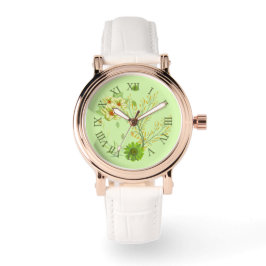 Elegant groene pistachehorloge horloge