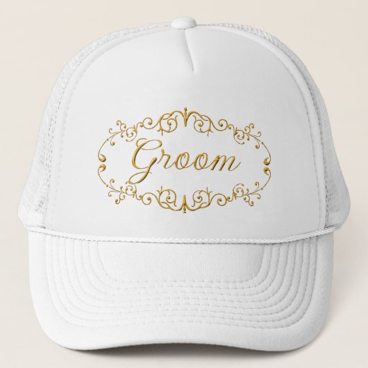 Elegant groom trucker pet (Voorkant)