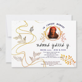 Elegant Grootmoeder Memorial Kaart – Aangepaste fo