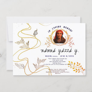 Elegant Grootmoeder Memorial Kaart – Aangepaste fo