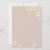 Elegant Groovy een verjaardag Boho Daisy Flowers Kaart (Achterkant)