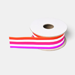 Elegant Grosgrain lint Meerkleurig Gestreept