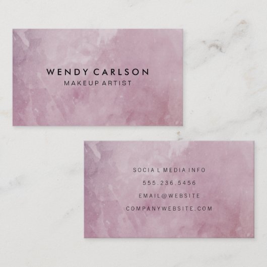 Elegant Grunge Visitekaartje (Voorkant / Achterkant)