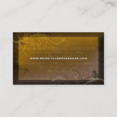 Elegant Grunge Visitekaartje 3 (Achterkant)