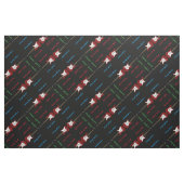 Elegant Guitar Print Fabric Stof (Fat Quarter)