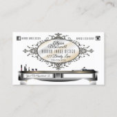 Elegant Hair & Makeup Visitekaartje Afsprakenkaartje (Achterkant)