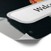  Elegant Hair Salon Custom Name Poster (Hoek)