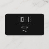 Elegant hair Salon/Stylist - Visitekaartjes (Achterkant)