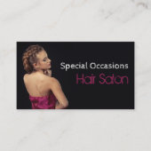 Elegant Hair Style, Hair Stylist, Hair Salon Visitekaartje (Voorkant)