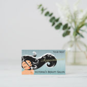 Elegant Hair Stylist Appointkaarten Afsprakenkaartje (Staand voorkant)