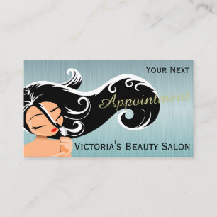 Elegant Hair Stylist Appointkaarten Afsprakenkaartje
