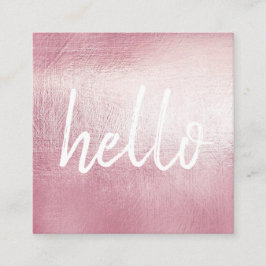 Elegant Hallo EventPlanner Square Visitekaartje