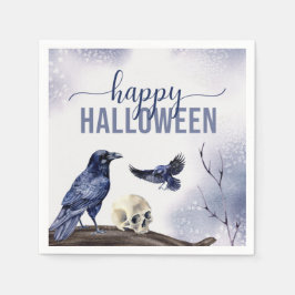 Elegant Halloween Adult Party Waterverf Gothic Servet
