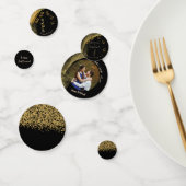 Elegant Halloween bruiloft & Gold Skulls Confetti (Groep)