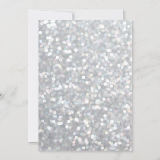 Elegant Halloween Costume Party - Kat Sparkles Kaart (Achterkant)