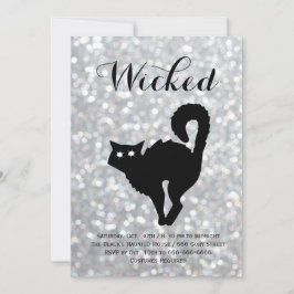 Elegant Halloween Costume Party - Kat Sparkles Kaart