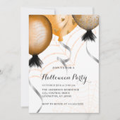 Elegant Halloween-feest  Kaart (Voorkant)