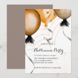 Elegant Halloween-feest  Kaart