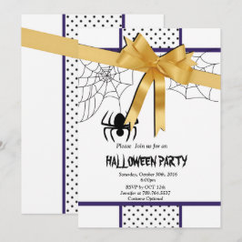 elegant Halloween feest Kaart