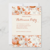 Elegant Halloween-feest Kaart (Voorkant)
